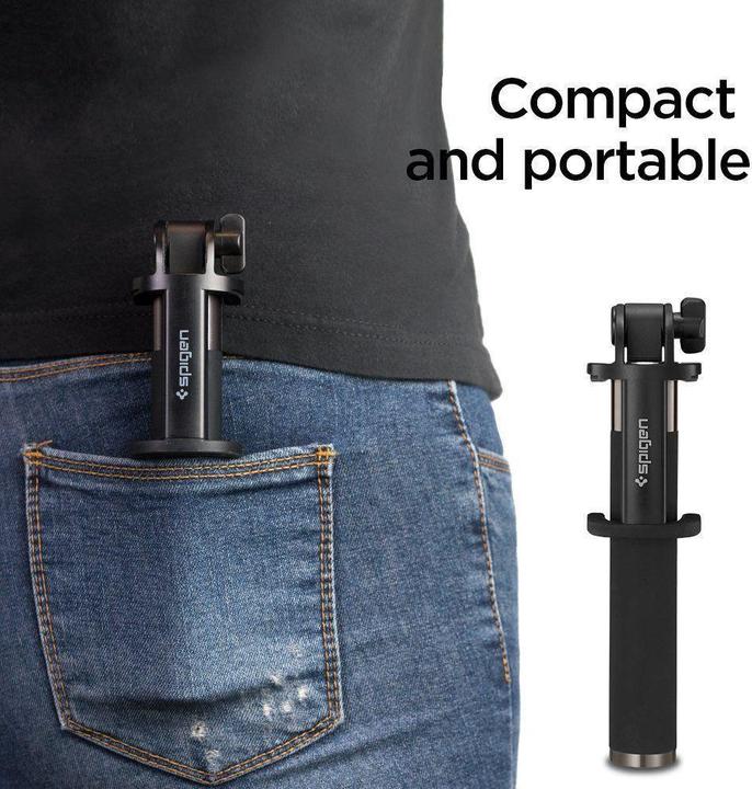 Actual product image Spigen Selfie Stick S530W black
