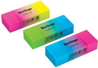 Actual product image Berlingo thermoplastic eraser, colour, 30 pieces, Radiance