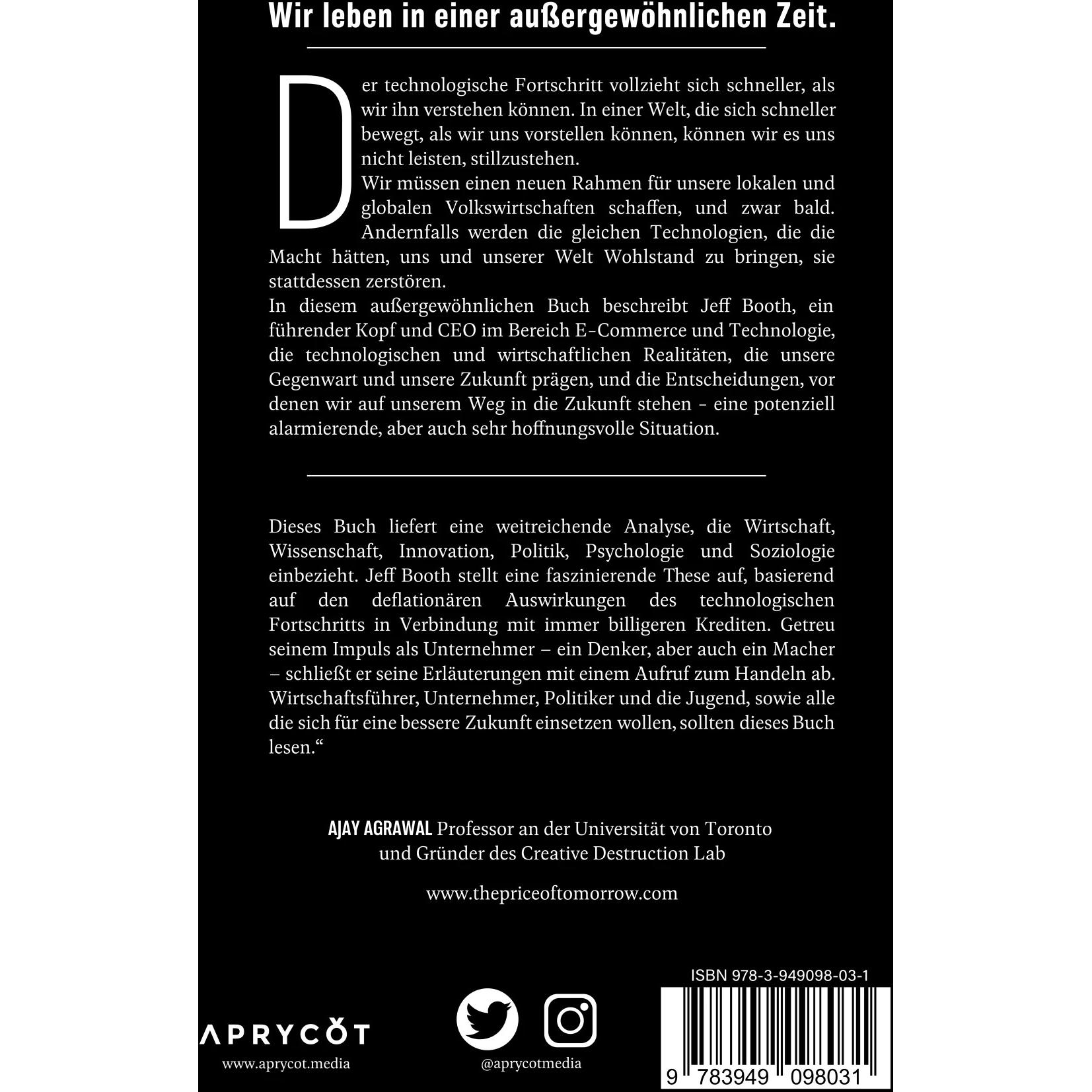 Thumbnail - Der Preis der Zukunft, Fachbücher von Jeff Booth, Fabio Troendle