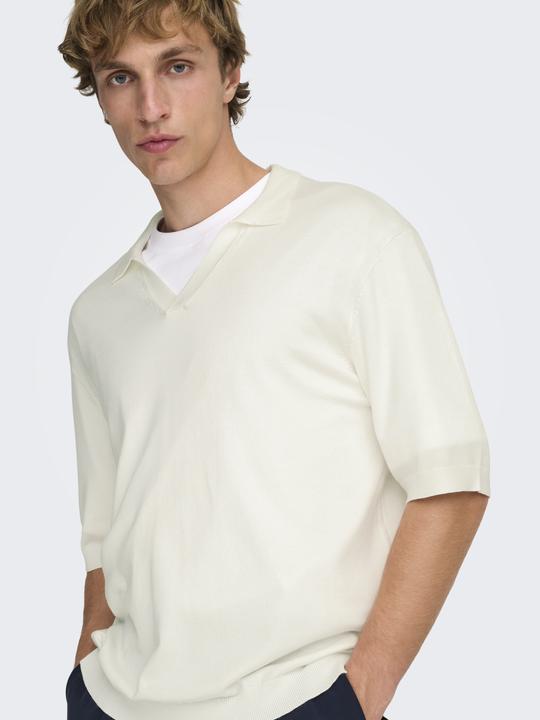 Produktbild Only & Sons Onswyler Life Rlx 12 Ss Split Knit Noos (L)