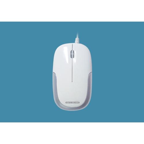 Thumbnail - Man & Machine Europe Man & Machine C Mouse Maus Beidhändig USB Typ-A 1000 DPI (Kabelgebunden), Maus, Weiss, Silber