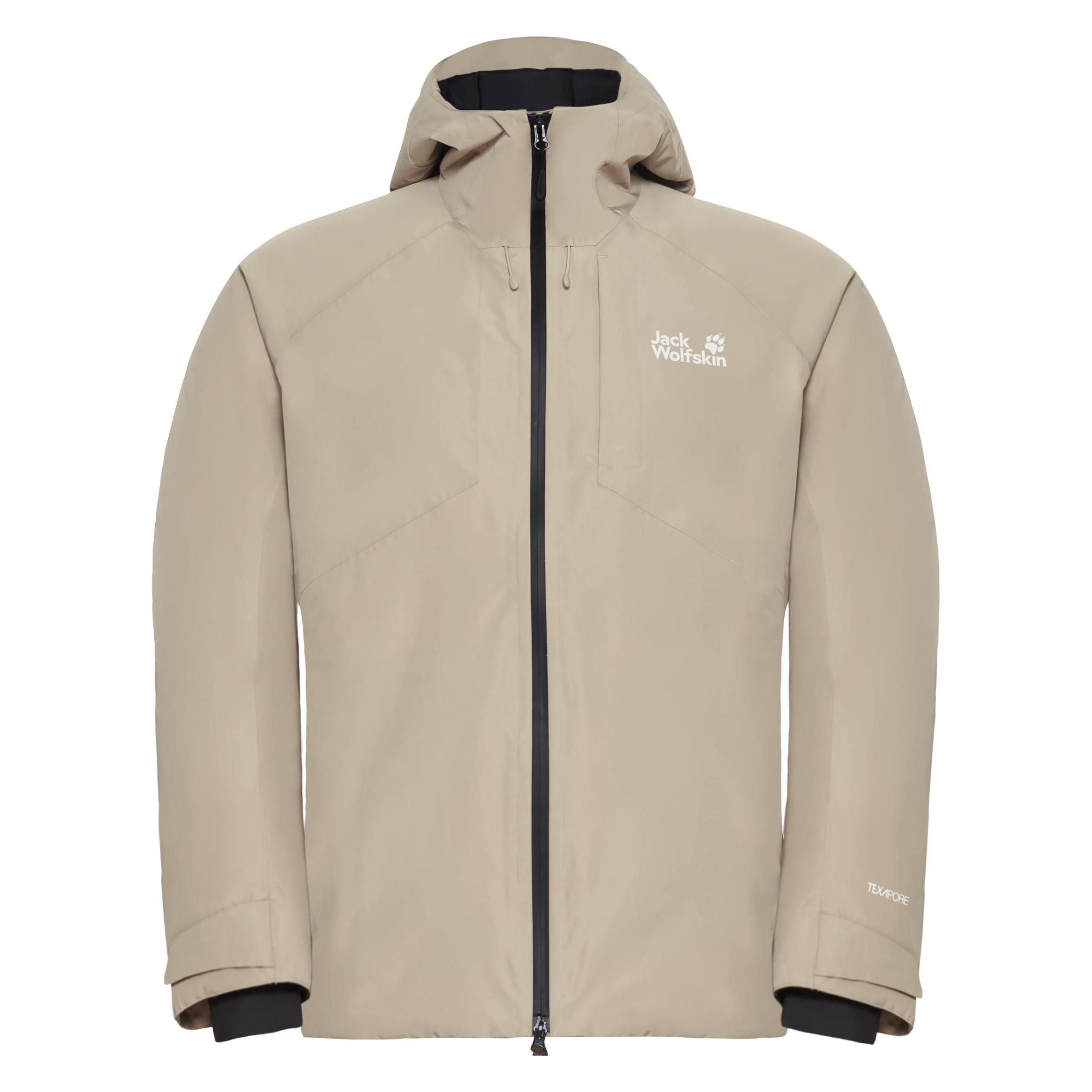 Jack Wolfskin, Herren, Winterjacken, Icecape 2L Down Ins Jkt M Rds, Beige, (L)