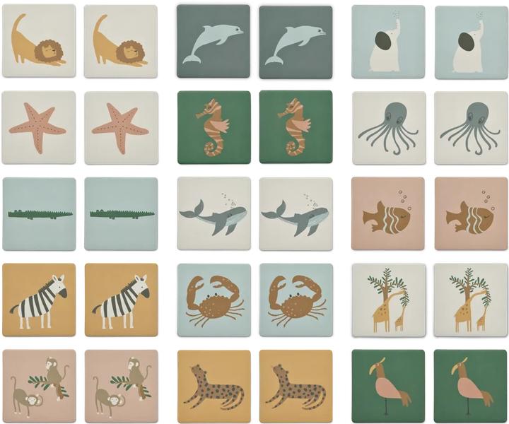 Produktbild Liewood Memory Spiel Wallis Sea Creature All Together Mix