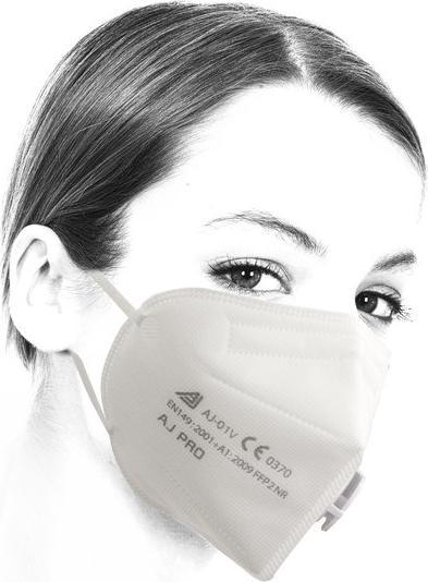 Novidarte FFP2 Masque de protection pour le visage avec valve (10 x)