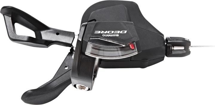 Actual product image Shimano Deore MTB SL-M6000 shift lever 2/3s with optical gear indicator