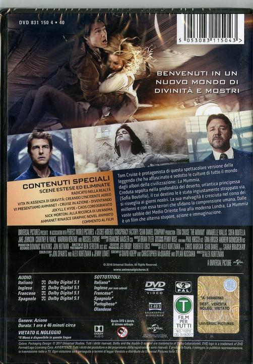 Produktbild La Mummia (2017) (DVD, 2017, Spanisch, Französisch, Italienisch, Englisch)