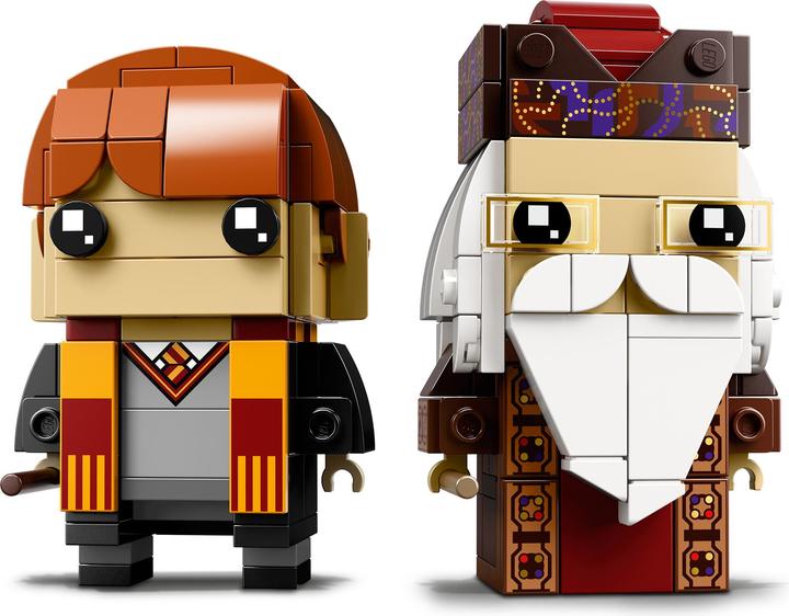 Produktbild LEGO Brick Headz Ron Weasley und Albus Dumbledore 41621 (41621, LEGO Brickheadz)