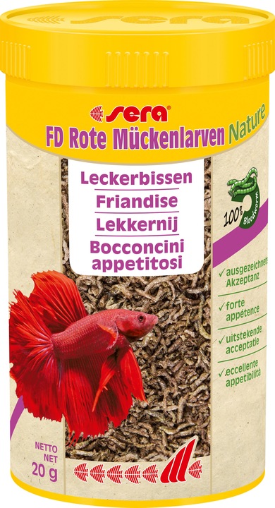 Immagine prodotto Sera FD Larve di zanzara 250ml (Pesce ornamentale, 250 ml)