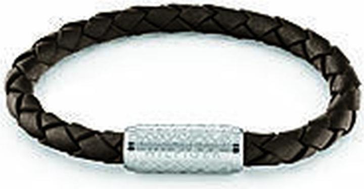 Produktbild Tommy Hilfiger Explore the Braid Armband (19 cm, Edelstahl, Leder)