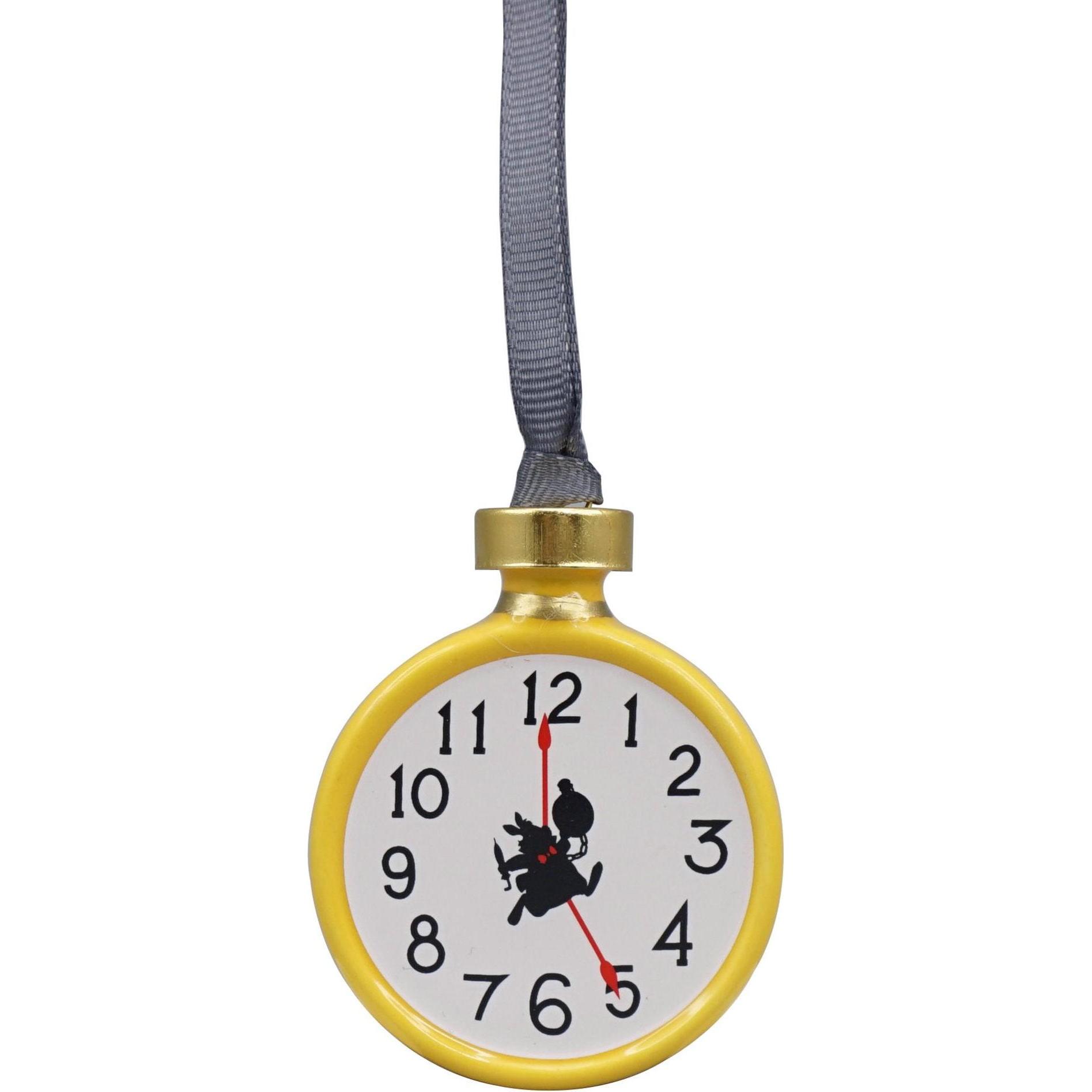 Thumbnail - Vision, Christbaumschmuck, ALICE AU PAYS DES MERVEILLES - Montre Doré - Décoration (1 -teilig)