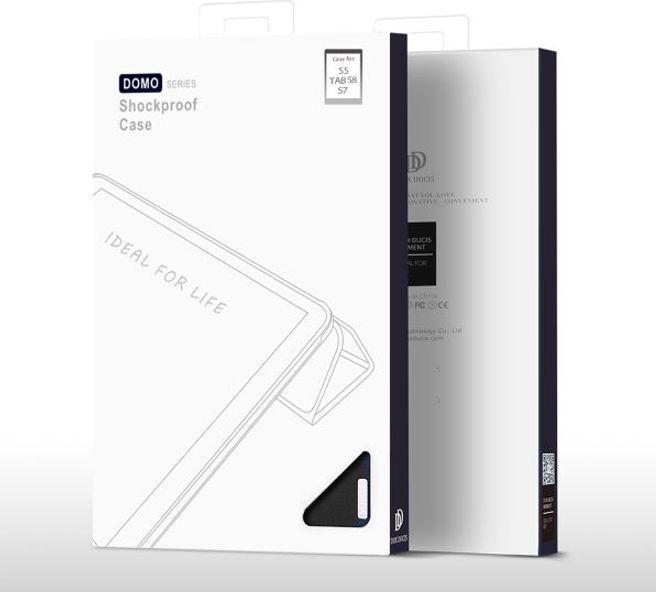Productafbeelding Dux Ducis Etui Domo Samsung T870 / T875 Tab S7 11 / X700 / X706 Tab S8 zwart (Galaxy Tab S7, Galaxy Tab S8)