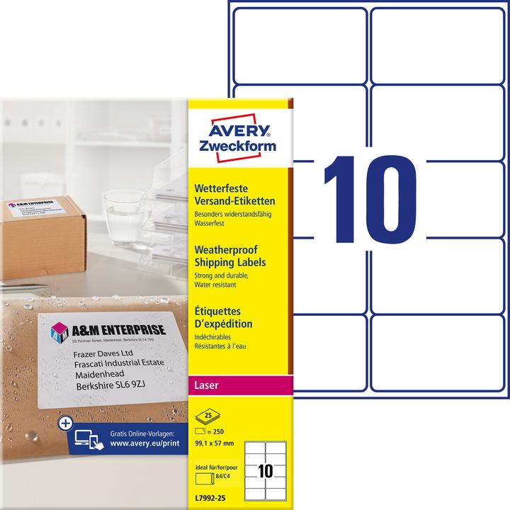 Image du produit Avery Forme d'onde L7992