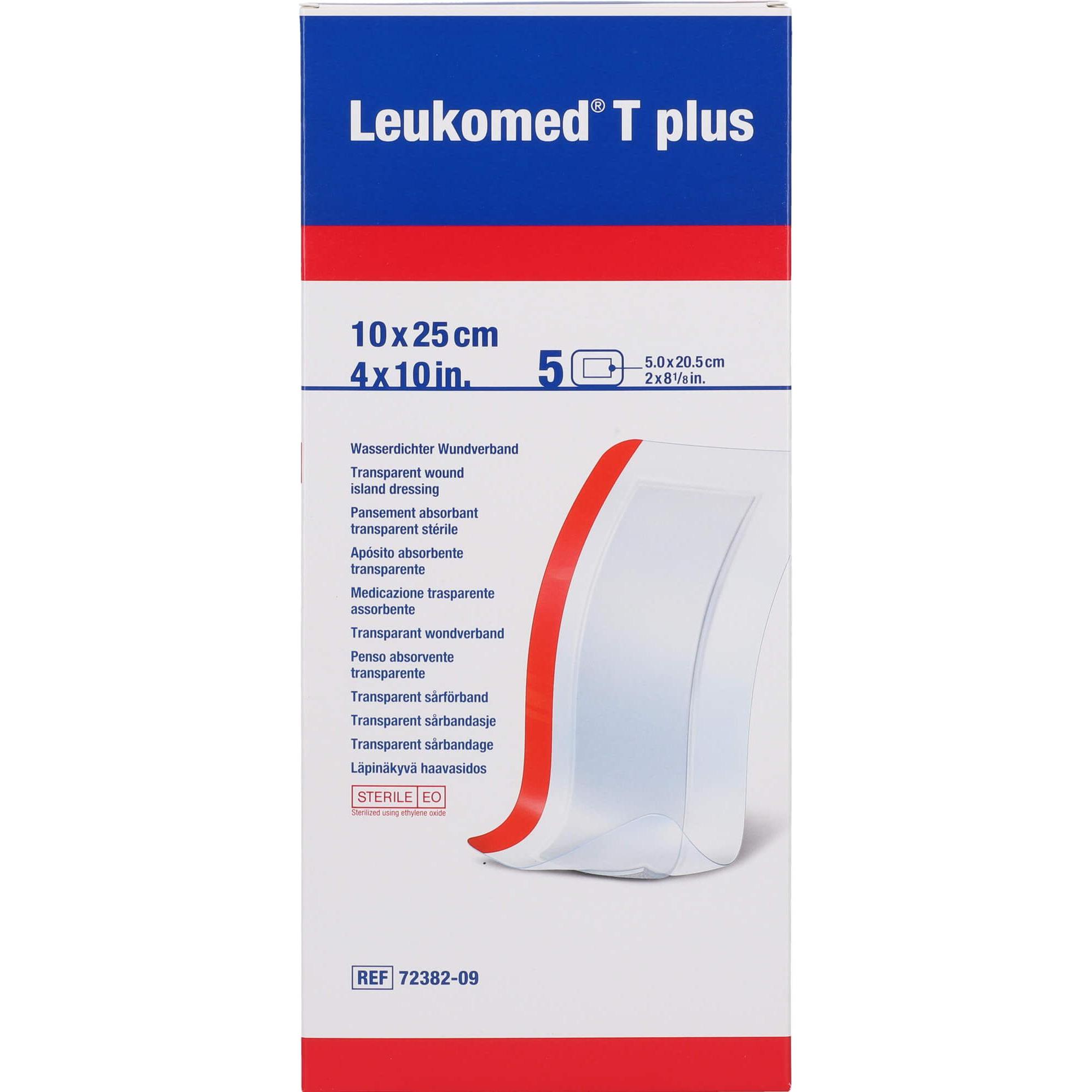 BSN, Pflaster, T plus transparenter Wundverband 10x25cm mit Wundauflage (5 x)