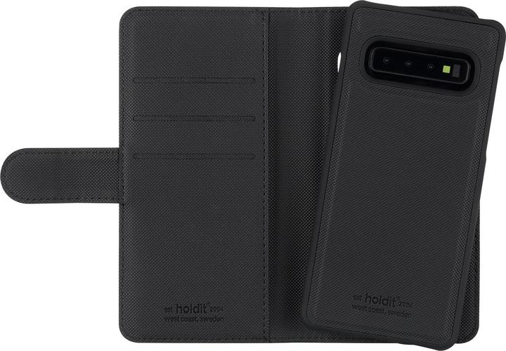 Actual product image Holdit Wallet Case Magnet Black (Samsung Galaxy S10+)