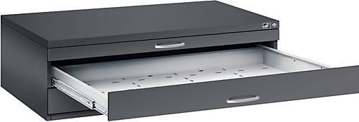 Image du produit C+P CP 7200 Armoire à plans gris noir 3 tiroirs 135,0 x 96,0 x 42,0 cm (135 x 96 x 42 cm)