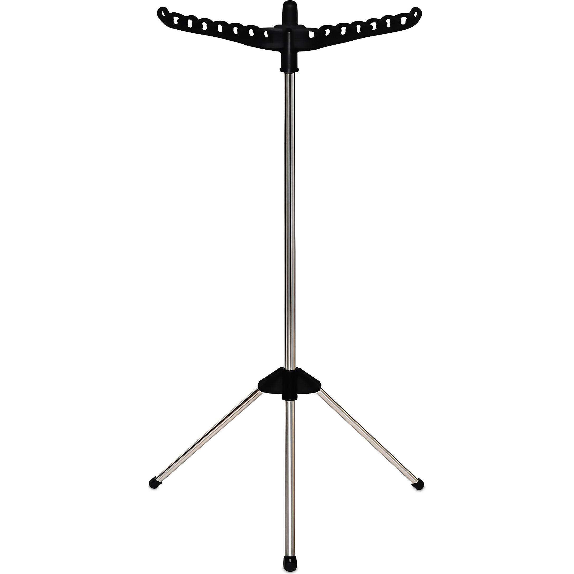 Relaxdays - Bügelwäscheständer für 27 Kleiderbügel, Silber/Schwarz, 143 x 56 cm, Stendibiancheria, Argento