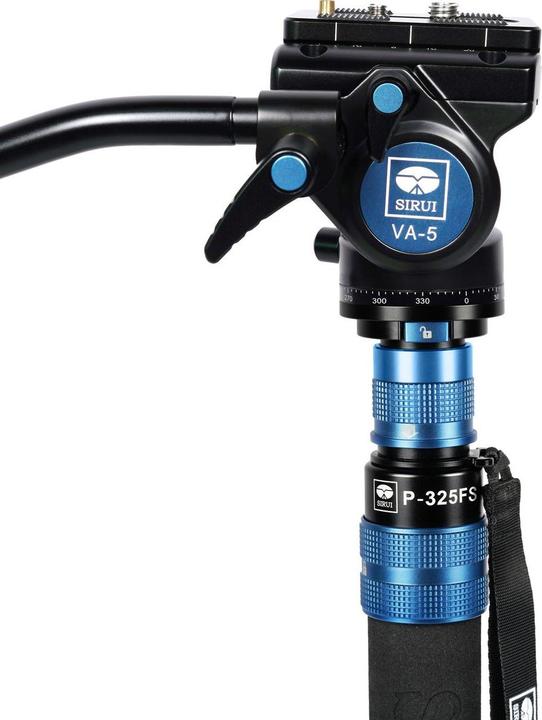 Produktbild Sirui P-325FS Carbon Einbeinstativ 148cm mit VA-5 Videoneiger (Neuheit) (Carbon, Metall)