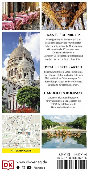 Produktbild TOP10 Reiseführer Paris (Deutsch, DK Verlag Reise, Donna Dailey, Mike Gerrard, 2024)