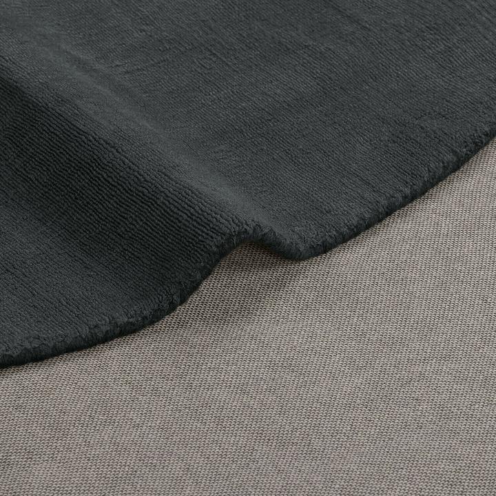 Produktbild Loberon Teppich Mariselle dunkelgrau (Ø 150 cm)