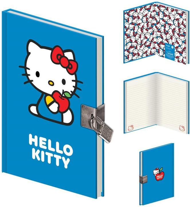 Produktbild Hello Kitty & Friends Abschliessbares Notizbuch Favourite Apple A5 (A5, Liniert)