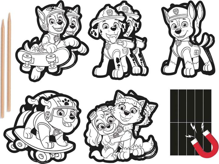 Image du produit Grafix Aimants à gratter PAW Patrol, 12 pcs. (12x)