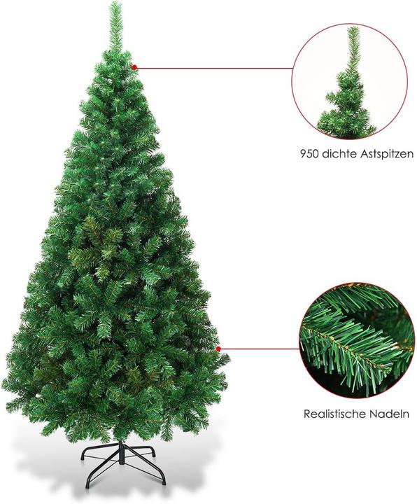Actual product image Costway Artificial fir tree (210 cm)