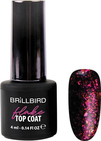 Immagine prodotto BrillBird Flake Top Coat 4ml - 2 (Smalto per unghie effetto gel)