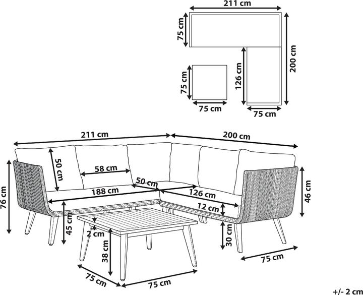 Produktbild Beliani Alcamo