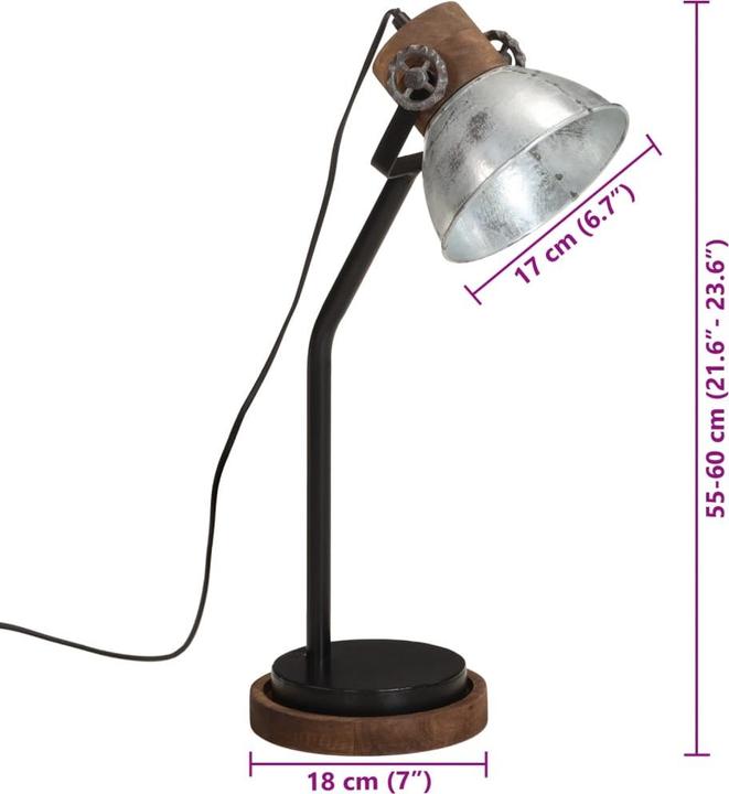 Produktbild vidaXL Schreibtischlampe (E27)