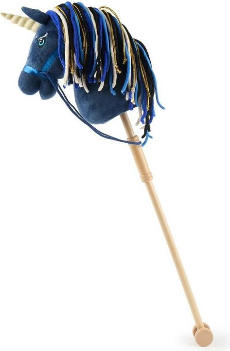Image du produit Bieco Steckentier Einhorn Luna Blau/Gold/Dunkelblau