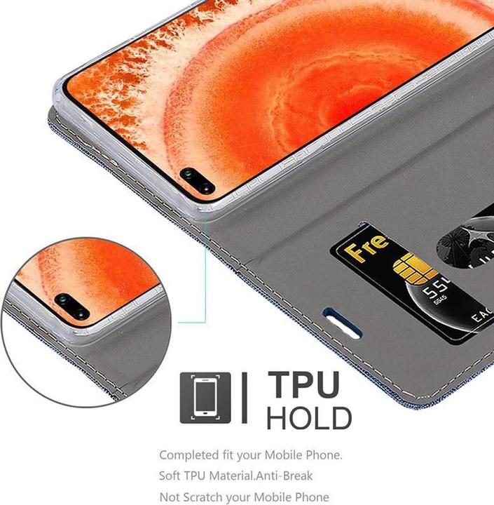 Produktbild Cadorabo Book Jeans Optik Cover (Honor View 30)