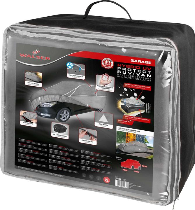 Produktbild Walser Auto-Hagelschutzplane Hybrid UV Protect Hagelschutzgarage SUV/VAN Grösse 9