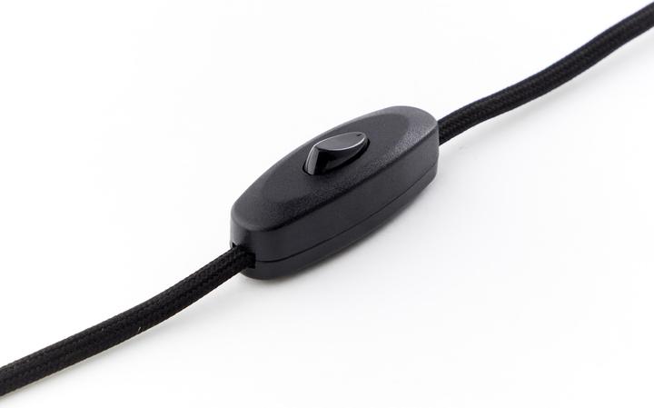 Produktbild Brilliant Kiel Tischleuchte schwarz matt/messing (E27)
