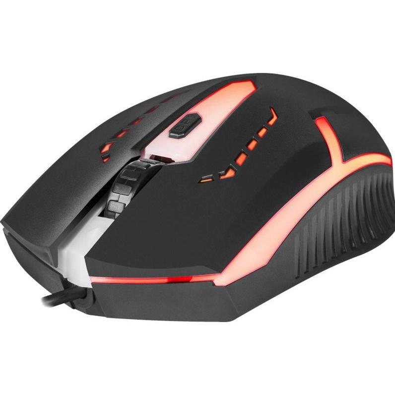 Thumbnail - Defender MAUS FLASH MB-600L OPTIC LED 1200dpi 4P (Kabelgebunden), Maus, Schwarz