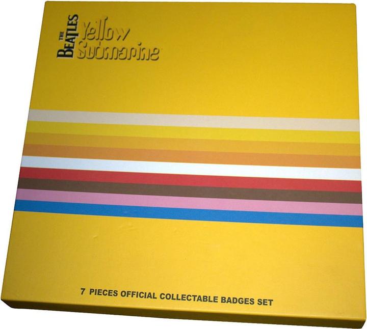 Actual product image The Beatles Yellow Submarine Characters Badge Set (Pack of 7)