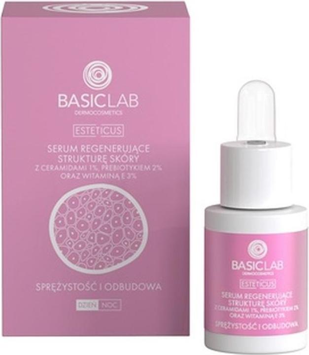 Image du produit BasicLab Sérum Esteticus Sérum élasticité et restauration régénérant la structure de la peau avec (15 ml)