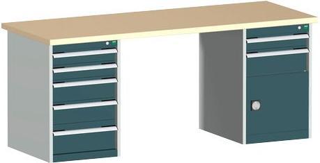 Image du produit Bott Établi cubio W-2078/-2.13 (200 cm, 75 cm)