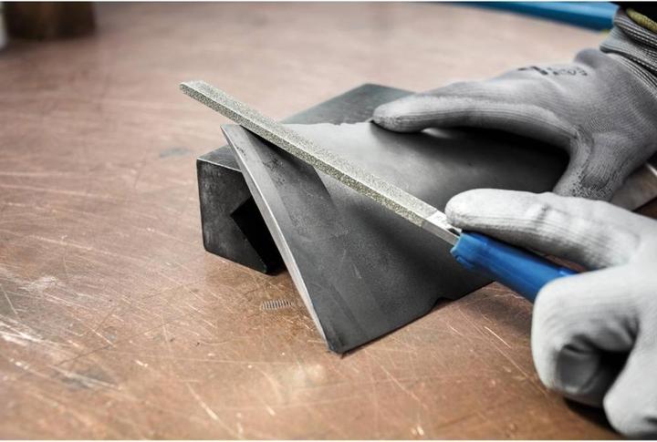 Actual product image Pferd Diamond workshop file flat butt 10 x 3.2 100 mm D126 (100 mm)