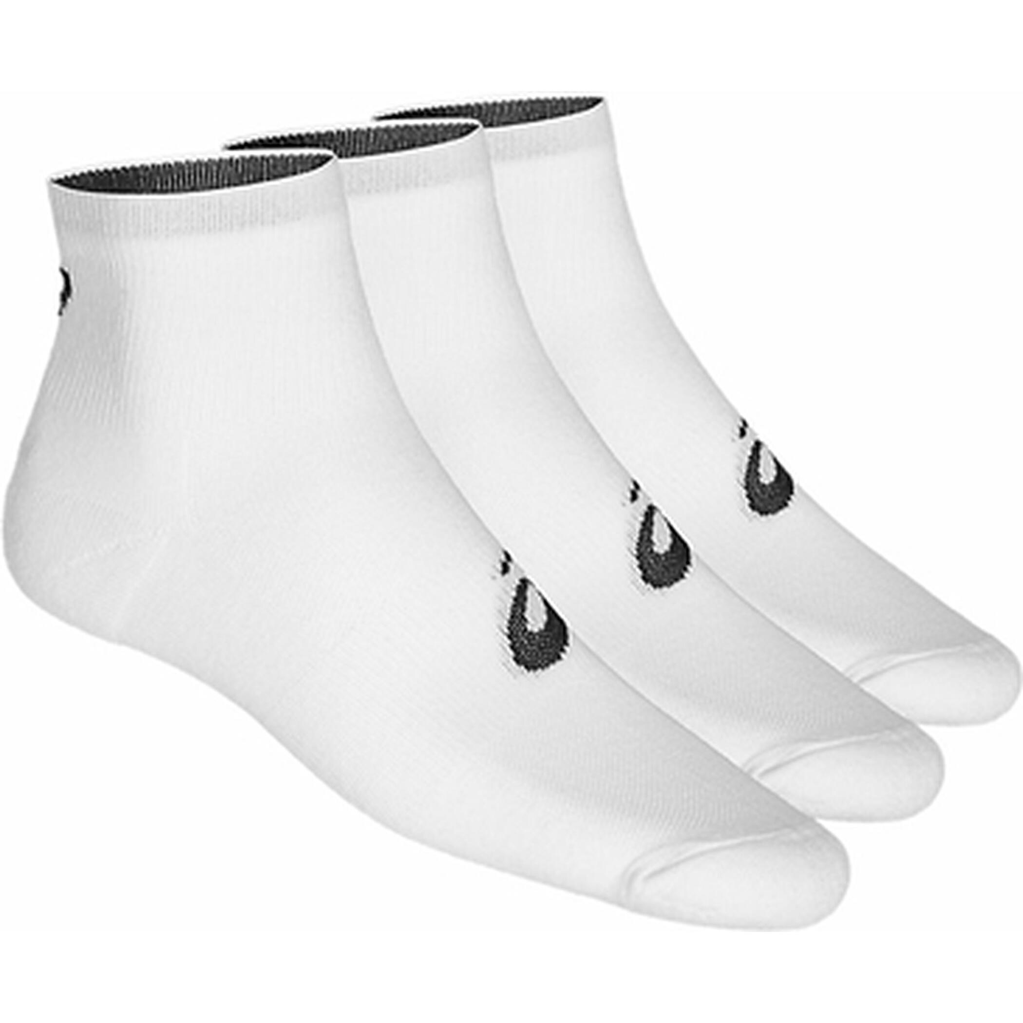 Thumbnail - ASICS Performance, Unisex, Sportsocken, 3ppk Quarter (43 - 46), Weiss