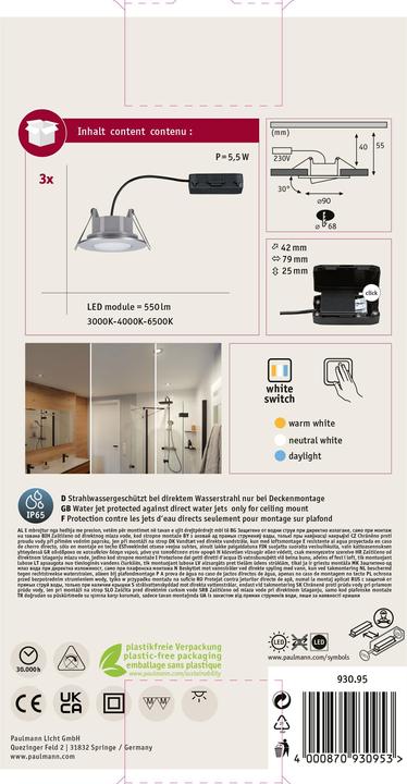 Produktbild Paulmann Calla Set (430 lm)