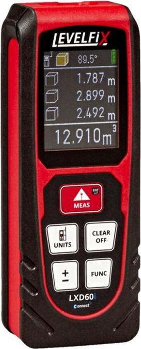 Produktbild Levelfix LXD60I AFSTANDSMETER IN TAS - Bluetooth - 60m - IP54 (60 m)