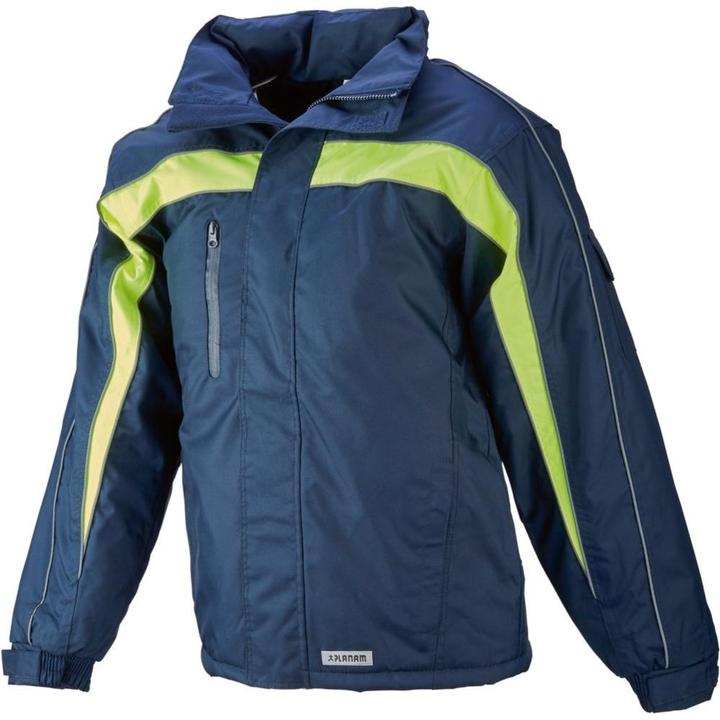 Actual product image Planam Cosmic jacket navy/yellow L XL (XL)