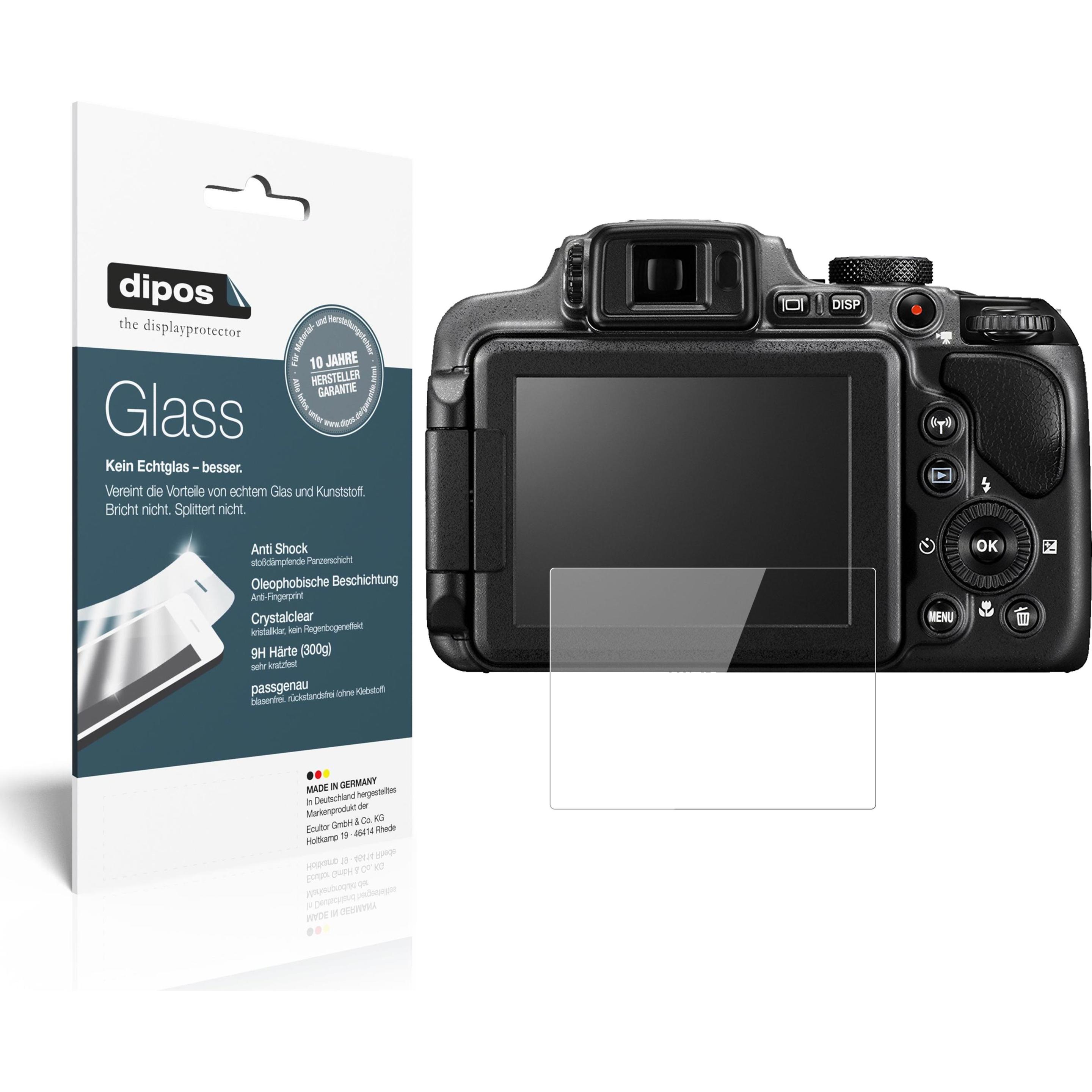 Dipos Displayschutz Anti-Shock (Displayschutz, Coolpix B600), Kameraschutz, Transparent