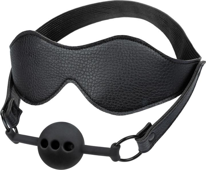Actual product image CalExotics Eye Mask & Breathable Ball Gag
