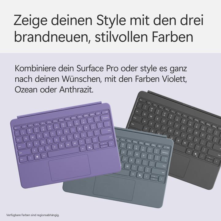 Actual product image Microsoft Surface Pro 12-inch Keyboard (Germany, Cable)