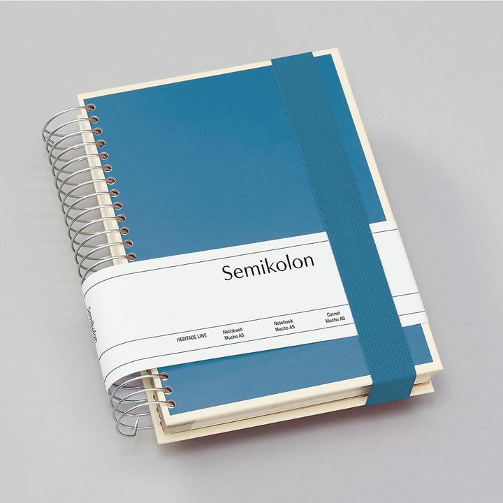 Image du produit Semikolon Mucho (A5, Quadrillé, Blanc, Non contraignant)
