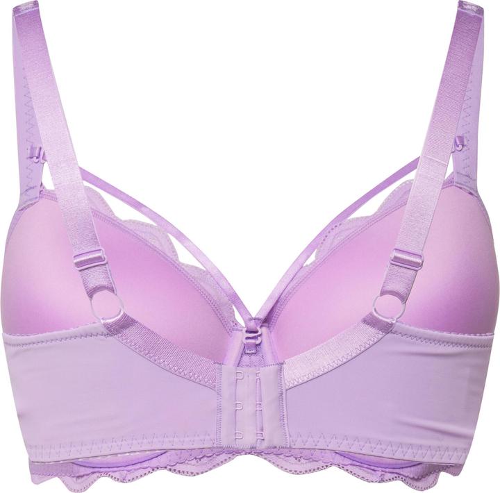 Image du produit Ulla Popken Soutien-gorge à armatures et bonnets souples, dentelle et rubans fantaisie - bonnet C-F (90 C)