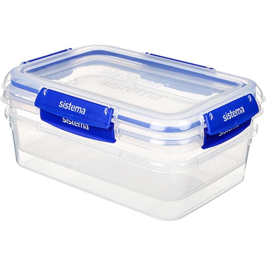 Sistema Rectangle Klip It Plus 2Pack 2.2L, Vorratsbehälter, Blau