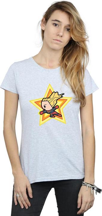 Immagine prodotto Captain Marvel Maglietta Kawaii Donna (XL)