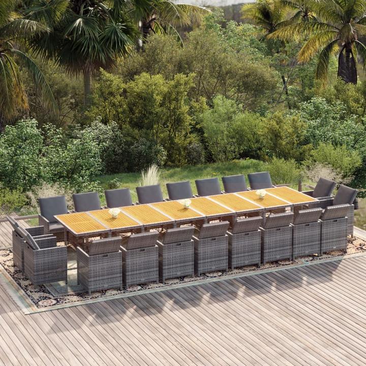 Produktbild vidaXL Garten Essgruppe (107 x 107 x 74 cm)
